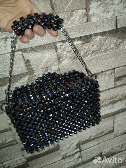 Сумка из бусин ручной работы