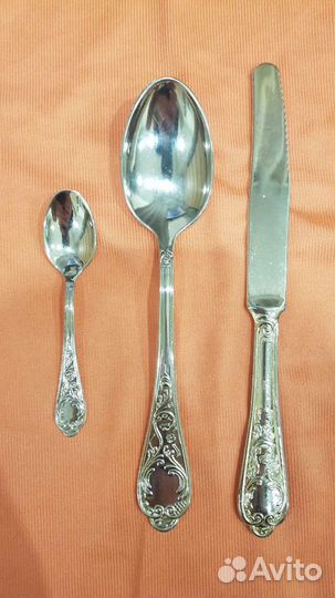 Столовое серебро пробы А.800