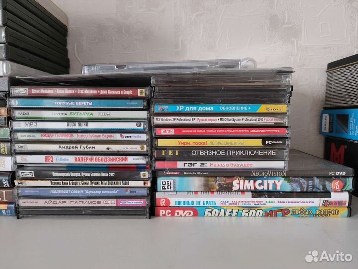 Диски фильмы, мульт., музыка, пк