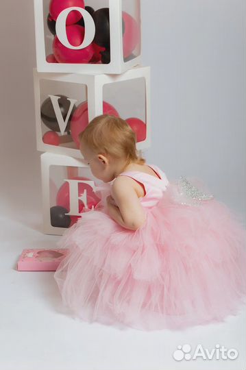 Нарядное платье для девочки 98