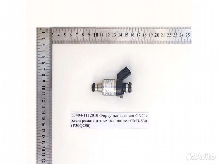 Форсунка газовая CNG с электромагнитн. Клапан. ямз