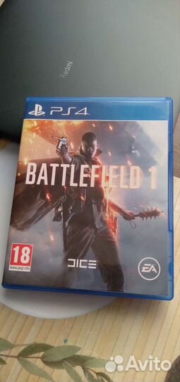 Диск для ps4 battlefield 1