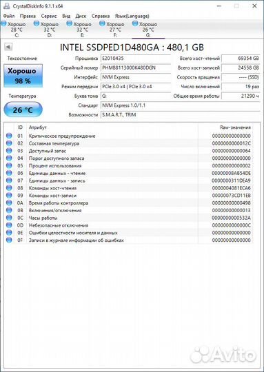 SSD intel Optane P4800X