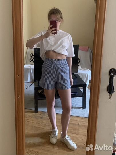 Шорты Monki в пижамном стиле