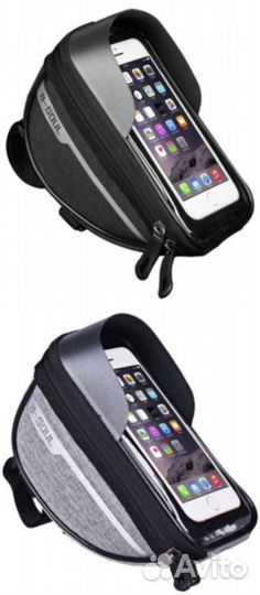 Сумка на руль велосипеда с чехлом для телефона