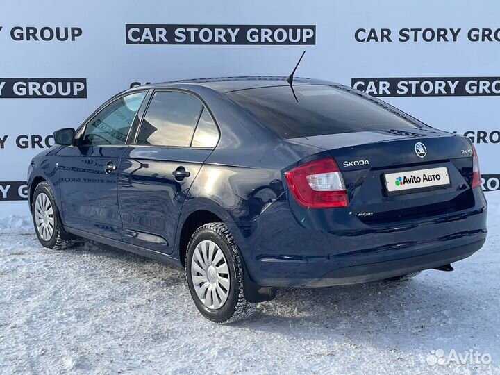 Skoda Rapid 1.6 МТ, 2014, 206 000 км