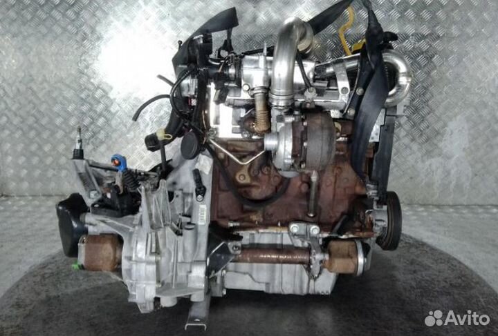 Двигатель Renault Megane 2, 1.5D K9K728 с навесным