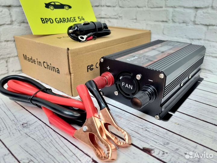 Преобразователь напряжения 12 220. 1500 Вт. Новый