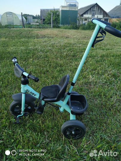 Детский велосипед с ручкой бу