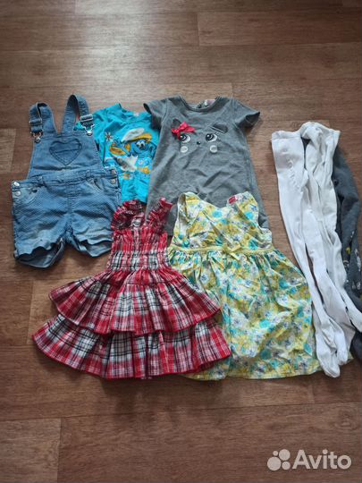 Детские вещи пакетом для девочки 110 116