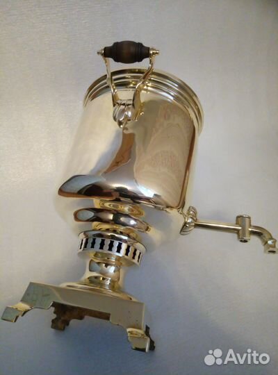 Самовар старинный дровяной жаровой