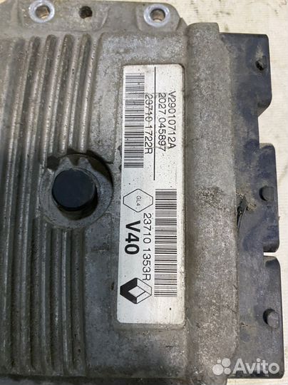 Блок управления двигателем Renault megane 3