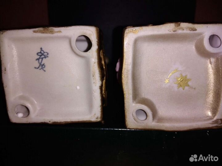 Фарфоровые статуэтки германия Наполеона пара