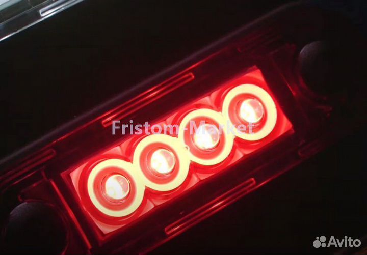 Фонарь габаритный боковой красный