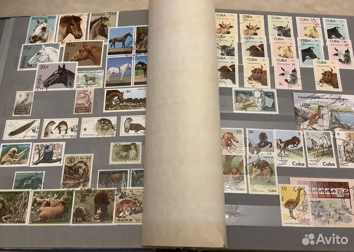 Альбом СССР с разными марками