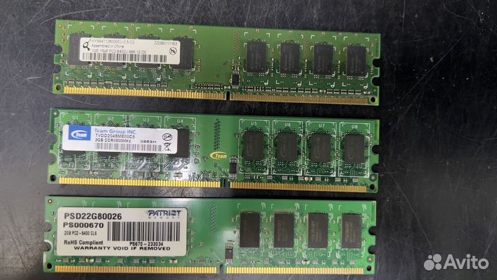 Оперативная память Ddr 1, Ddr2, Ddr 3