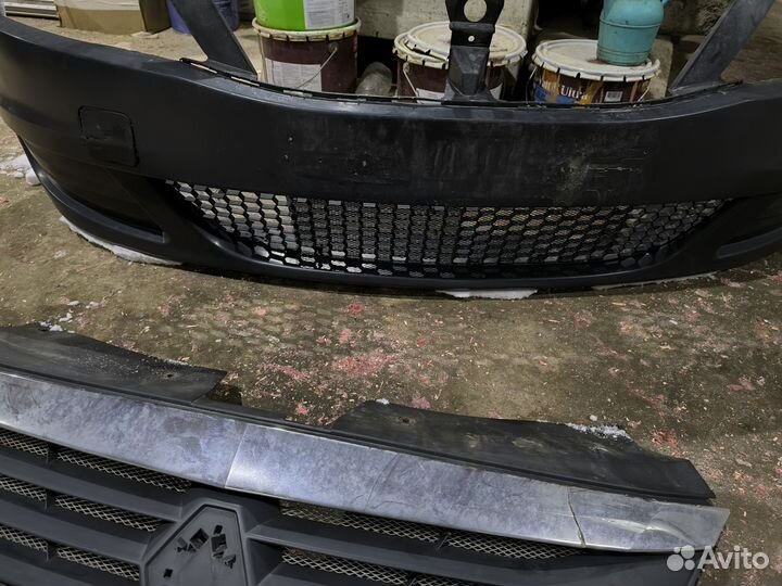 Бампер передний renault logan 1 бу