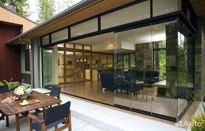 Безрамное Остекление дома