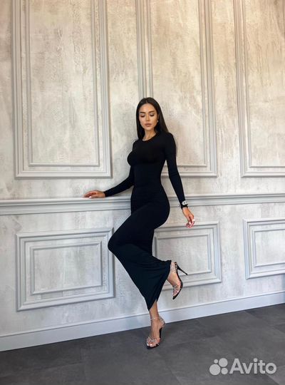 Платье вечернее приталенное скимс