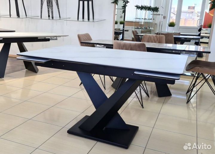 Стол из керамогранита раздвижной SKR-39747