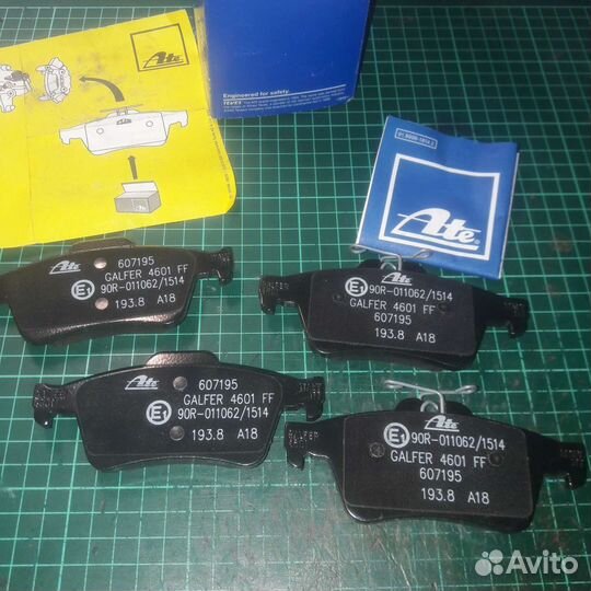 Колодки тормозные задние ATE на Ford Mazda Volvo