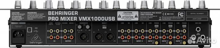 Микшер Behringer VMX1000USB