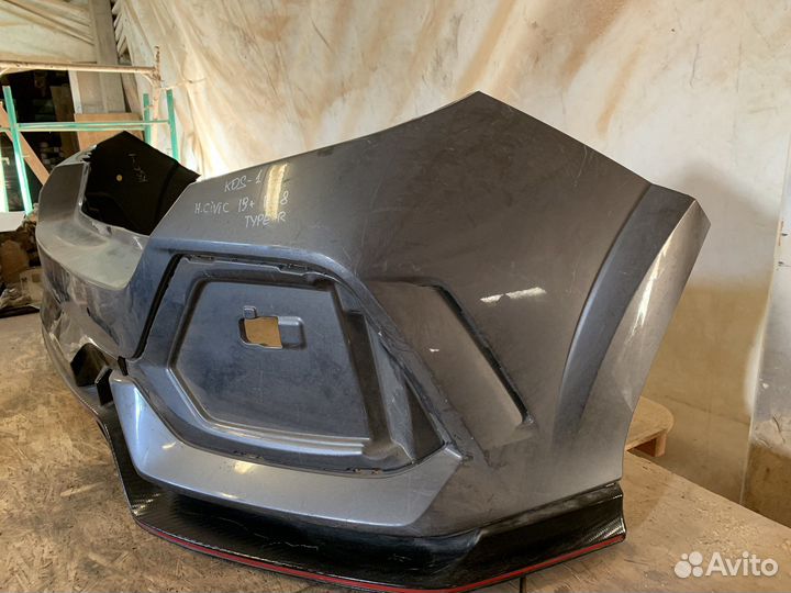 Бампер задний honda civic FK8 type-R