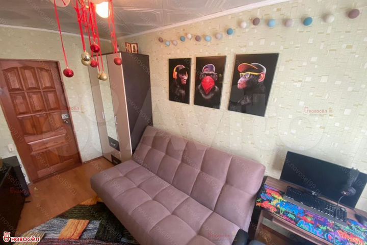 Комната 9,5 м² в 8-к., 4/4 эт.