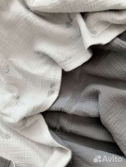 Муслиновый плед на выписку