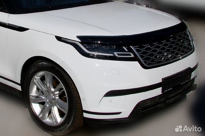 Дефлектор капота черный Land Rover Range Rover 17