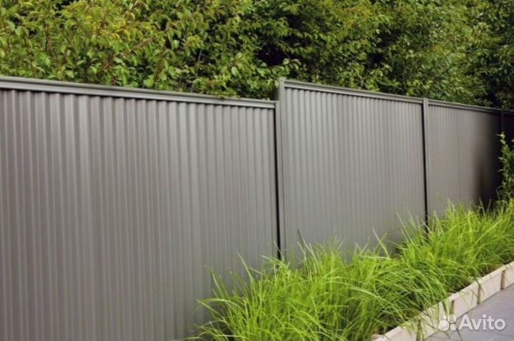 Забор из профнастила