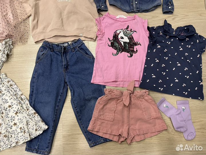 Одежда пакетом на девочку 110-116