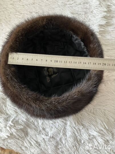 Шапка норковая женская
