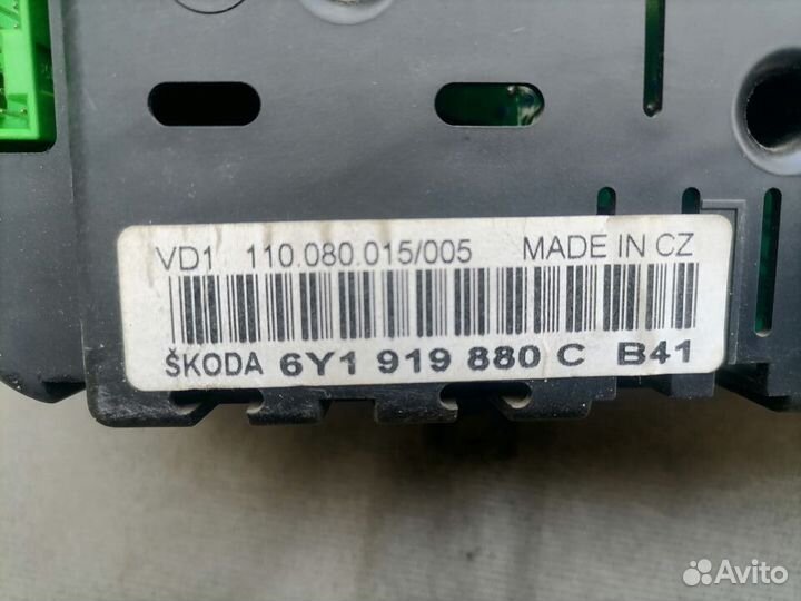 Панель приборов для Skoda Fabia 1999-2007