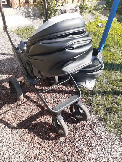 Коляска verdi 3 в 1 из экокожи