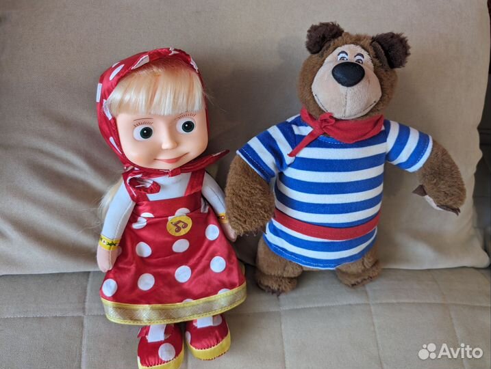 Игрушки Маша и Медведь
