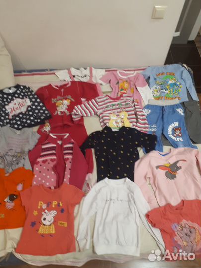 Вещи пакетом на девочку 80-100