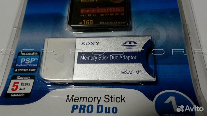 Sony Memory Stick ProDuo Япония в коллекцию