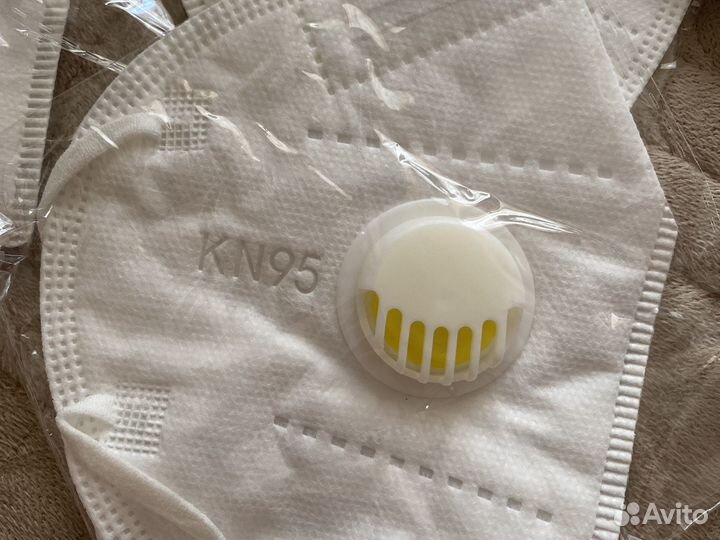 Медицинские маски с клапаном 10 шт