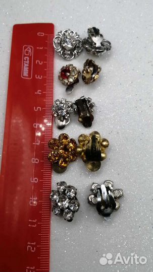 Клипсы Винтаж