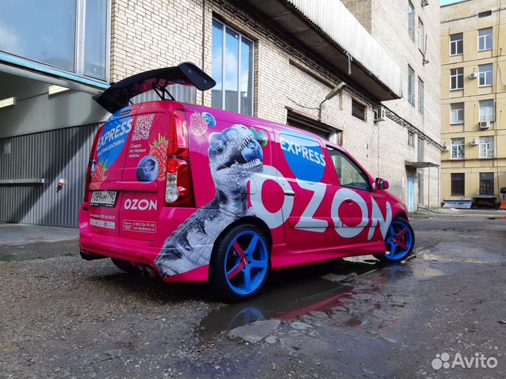 Брендирование авто и витрин, оклейка