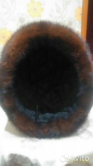 Норковая шапка мужская