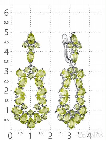 Серьги серебро 925