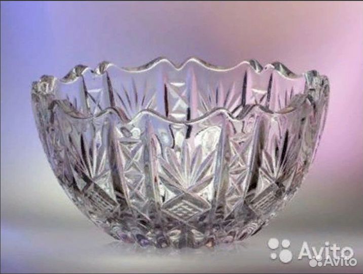 Салатник хрустальный