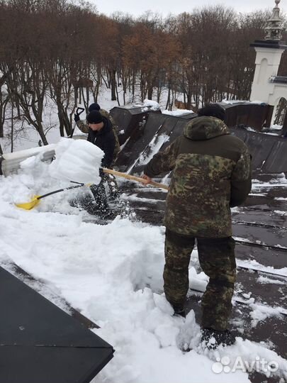 Очистка Крыш от снега и наледи