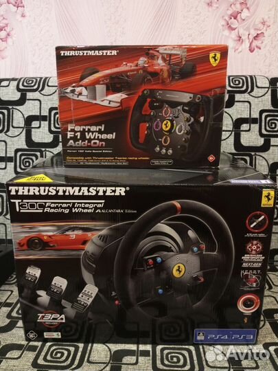 Игровой руль thrustmaster t300 alcantara edition