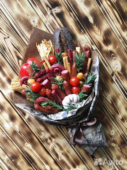 Мужские букеты съедобные