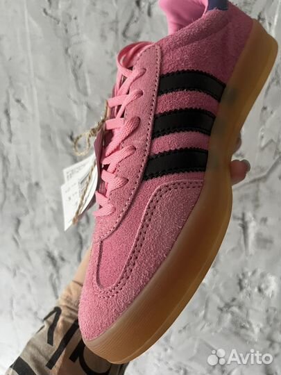 Кеды adidas indoor розовые