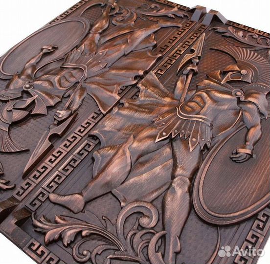 Нарды резные Бесстрашный гладиатор 61 х 70 см бук Армения 62416