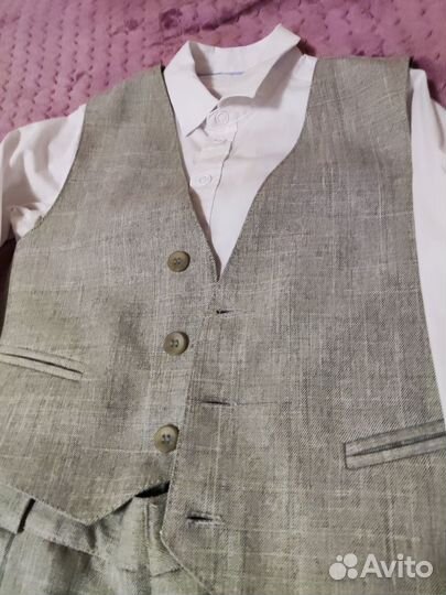 Костюм тройка для мальчика 110-116